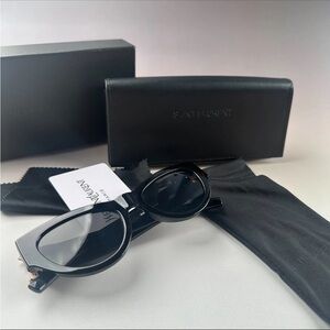 SOLD ❌SAINT LAURENT SL M94 Black Cat Eye Women's Sunglasses NWB